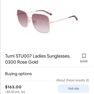 NEW Tumi sunglasses
